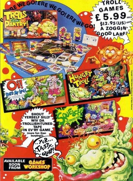 Anuncio de juegos infantiles de GW(1989)