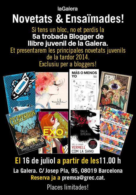 5a Trobada Blogger de llibre juvenil la Galera