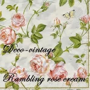 Ovalo grande con decoupage y stencils