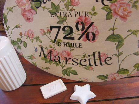 Ovalo grande con decoupage y stencils Ovalo grande con decoupage y stencils