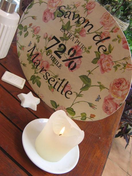 Ovalo grande con decoupage y stencils Ovalo grande con decoupage y stencils