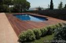 Piscina tarima madera