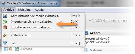 Conversion  VirtualBox a VMWare