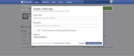 Obtener su app ID, app Secret ID de Facebook. app_id-secret_id