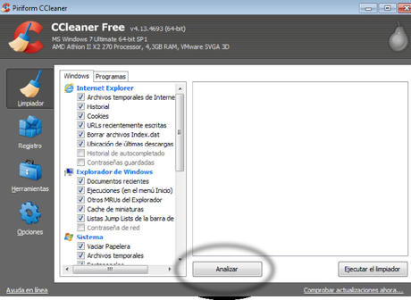 Como dar mantenimiento preventivo a mi computadora? analizar-con-ccleaner