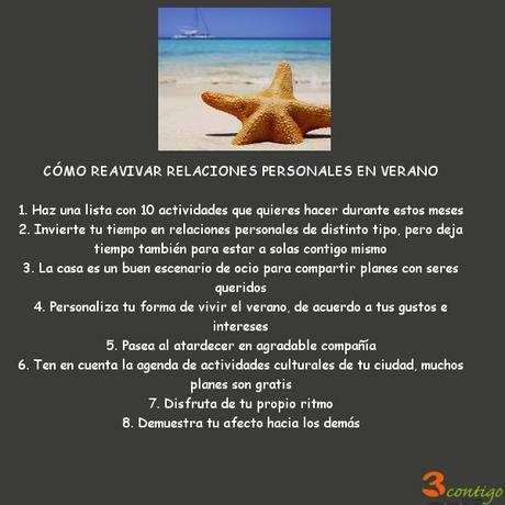 Cómo reavivar las relaciones personales en verano reavivar las relaciones personales en verano