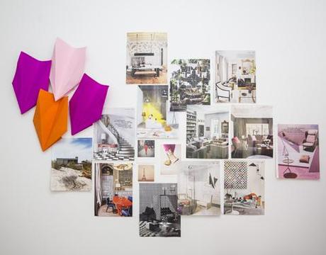 Decoracion extridente llena de color. El despacho de Claudia Stephenson