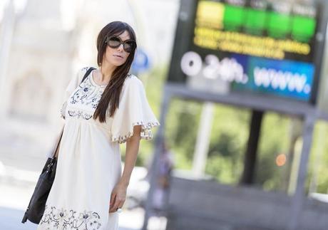 street style barbara crespo sheinside 70s dress fashion blogger outfit blog de moda
