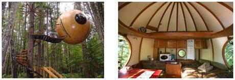 Hotel THE FREE SPIRITS SPHERES, VANCOUVER ISLAND (Cánada)