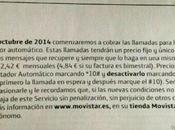 Movistar cobrará usar contestador