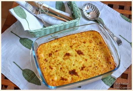 Pastel de Hinojo, Calabacín y Salmón