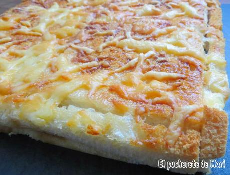 PASTEL DE PAN DE MOLDE ESTILO LORRAINE