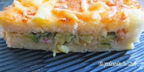 PASTEL DE PAN DE MOLDE ESTILO LORRAINE