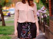 Look day: Lola's blouse multi panel skirt