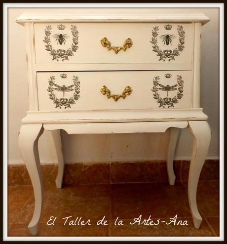 Mesilla blanca Shabby Chic