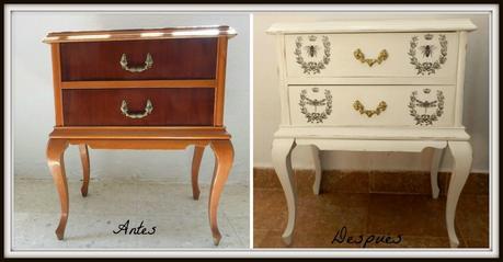 Mesilla blanca Shabby Chic Mesilla blanca Shabby Chic