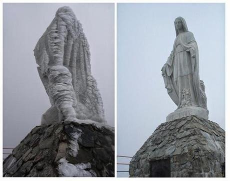 Foto congelada Virgen de las Nieves - Pico Espejo Mérida