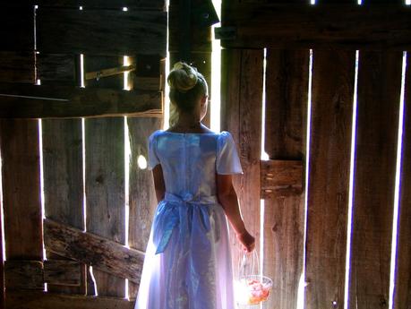 damita antes de entrar a la ceremonia