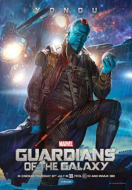 GUARDIANES DE LA GALAXIA: TRES NUEVOS CARTELES INDIVIDUALES CON YONDU, NOVA PRIME Y CORPSMAN DEY