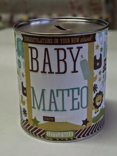 DIY, hucha tuneada para Mateo.