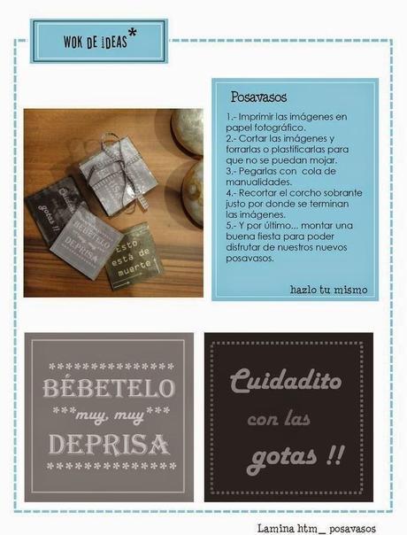 Deco-Hack...Ideas para Posavasos