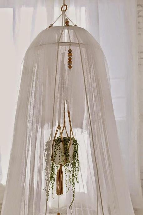 DIY PARA UNA MOSQUITERA MUY NATURAL Y CHIC