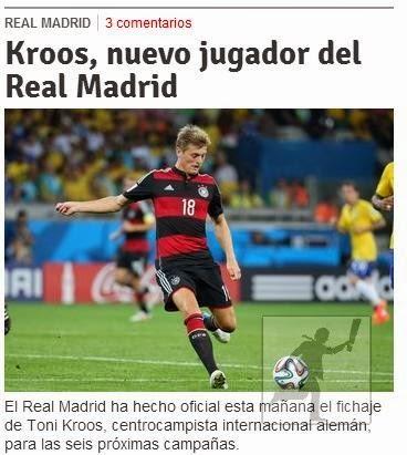 Mundo Deportivo y Kroos