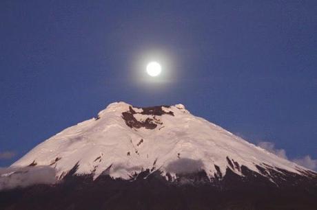 dentro de un volcán
