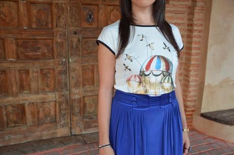 Oasap: Cartoon fire balloon tee!!