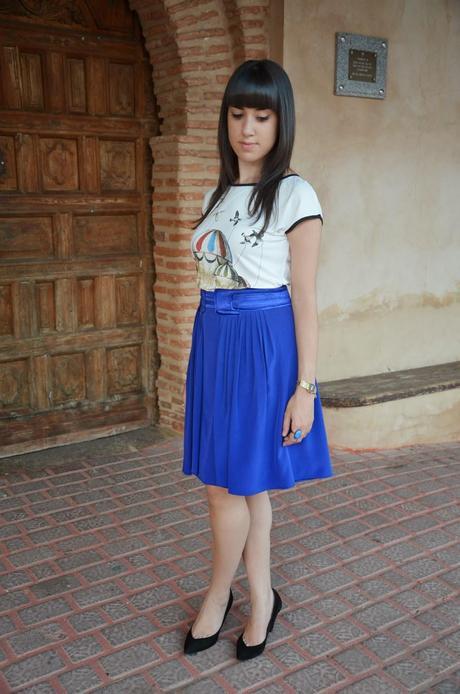 Oasap: Cartoon fire balloon tee!!