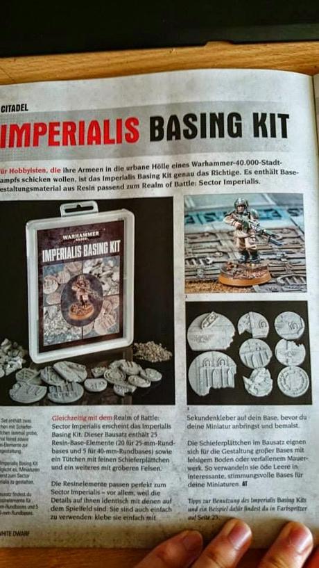 Imperialis Basing Kit y ultimas filtraciones desde Dakka Dakka