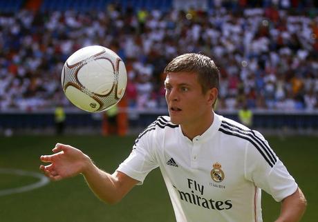 Kroos, presentado con el Real Madrid
