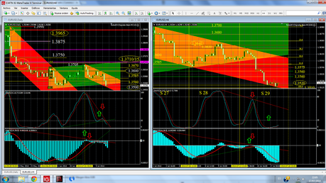EUR/USD y USDX.  Análisis de Corto Plazo, Semana Nº 29/2014 en curso...