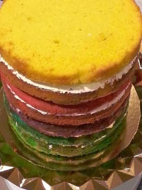 Cocina - Tarta Arco Iris