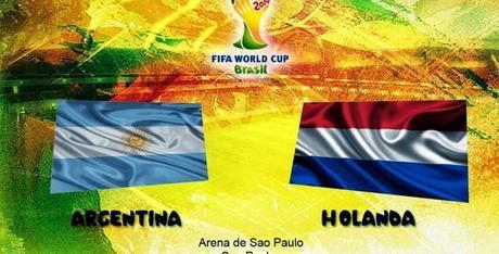 En vivo partido de semifinales Holanda vs Argentina #Brasil2014