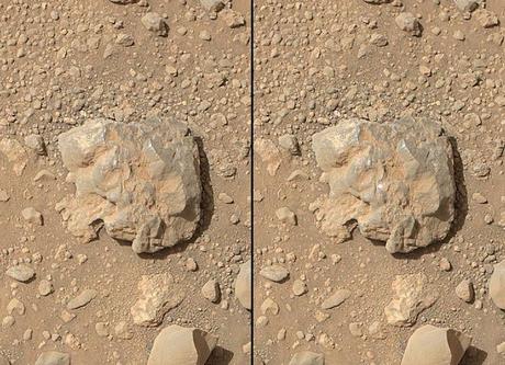 Video de Curiosity 'calcinando' una roca marciana