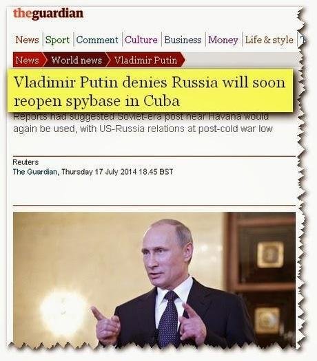 Putin niega supuestos planes de espionaje contra EE.UU. desde Cuba
