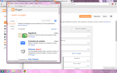 ¿Cómo añadir un gadget de seguidores?