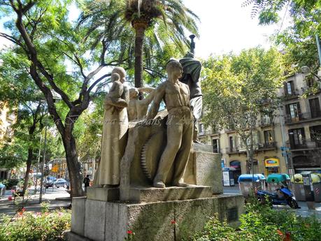 MONUMENTO A FRANCESC LAIRET I FOIX,1880-1920, BARCELONA...18-07-2014...!!!
