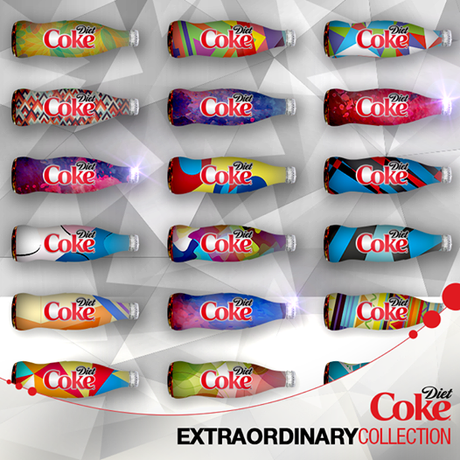 Coca Cola Diet presenta una colección de 2 millones de envases diferentes