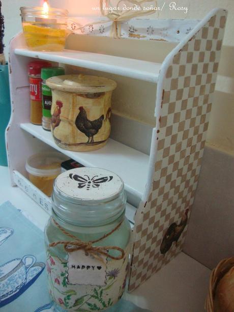 reciclando un porta rollos.......