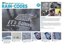 Cebu Pacific, una compañía aérea capaz de aprovecharse de la lluvia para promocionar sus vuelos.