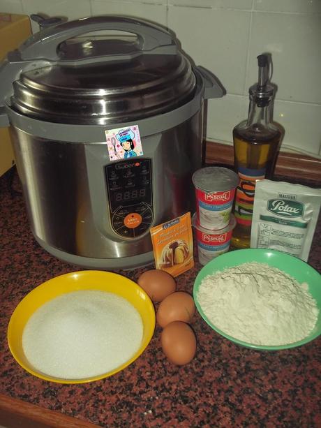 BIZCOCHO DE YOGUR EN MI OLLA ERIKA