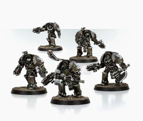 Exterminadores Gorgona de los Manos de Hierro y calcas para los Hijos del Emperador en FW