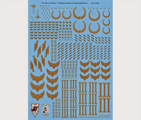 Exterminadores Gorgona de los Manos de Hierro y calcas para los Hijos del Emperador en FW