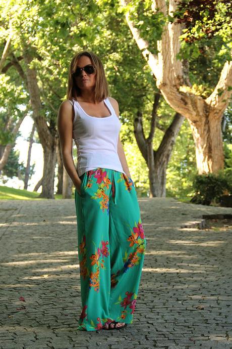 Outfit Low Cost: Palazzo Tropical
