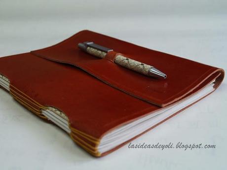 Cuaderno de viaje con cosido LONG STITCH.