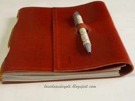 Cuaderno de viaje con cosido LONG STITCH.