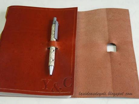 Cuaderno de viaje con cosido LONG STITCH.