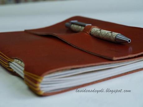 Cuaderno de viaje con cosido LONG STITCH.